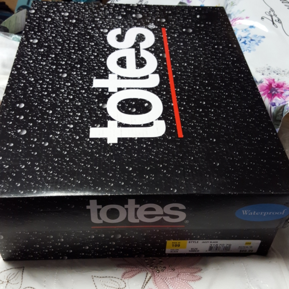 NIB womens Totes black waterproof boots - Picture 7 of 11
